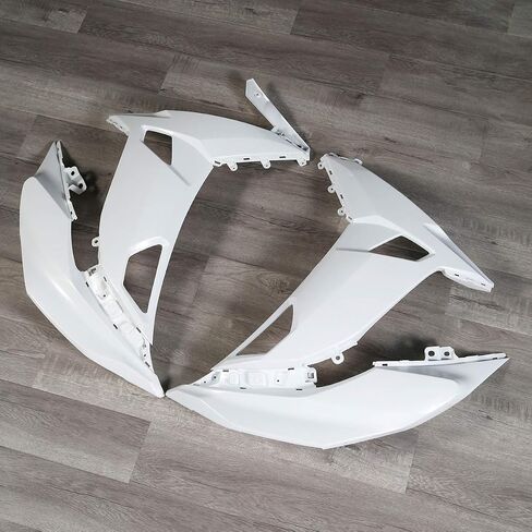 هدية خارجية للدراجة النارية للنينجا، طقم هيكل السيارة SLMOTO ABS يناسب غير مطلي باللون الأبيض والأسود لدراجات KAWASAKI Ninja 250R EX250 2008 2009 2010 2011 2012 in Kuwait