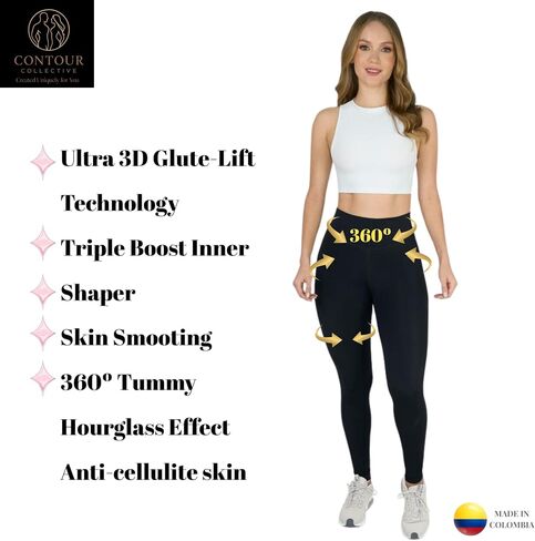 بنطال ضيق للسيدات من CC Leggins عالي الخصر - سروال يوجا للتحكم في رفع المؤخرة - سروال يوجا للتمرين بدون خياطة in Saudi Arabia
