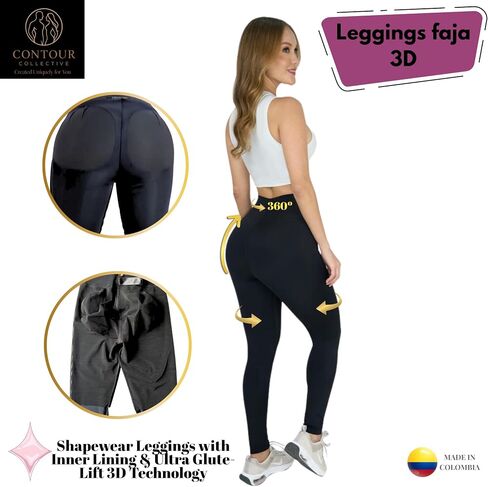بنطال ضيق للسيدات من CC Leggins عالي الخصر - سروال يوجا للتحكم في رفع المؤخرة - سروال يوجا للتمرين بدون خياطة in Saudi Arabia
