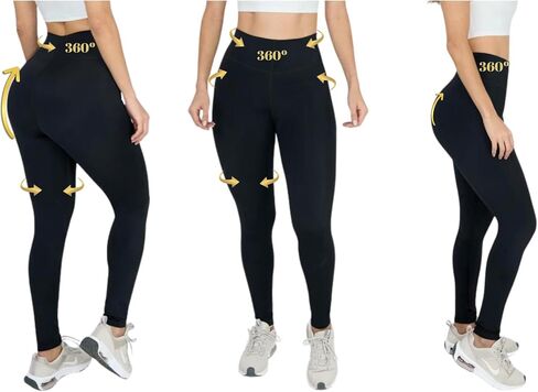 بنطال ضيق للسيدات من CC Leggins عالي الخصر - سروال يوجا للتحكم في رفع المؤخرة - سروال يوجا للتمرين بدون خياطة in Saudi Arabia