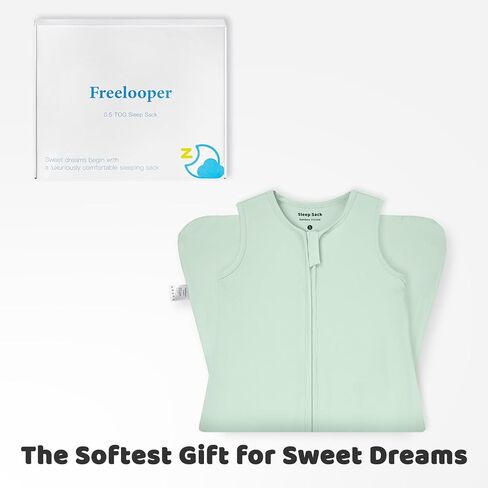 Viscose Made From Bamboo Baby Sleep Sack 0.5 Tog Wearable Blanket, Super Soft Sleeping Bag for Babies in Saudi Arabia
