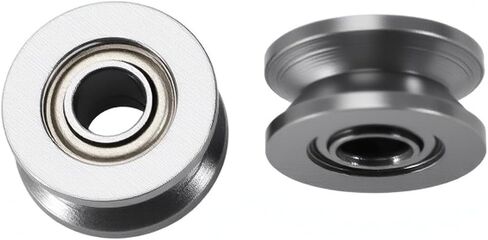 10pc V624ZZ Bearing Steel Sealed Ball Bearings V Groove Ball Bearing Pulley 4x13x6mm/0.15"x 0.51"x 0.23" in Saudi Arabia