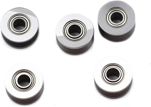 10pc V624ZZ Bearing Steel Sealed Ball Bearings V Groove Ball Bearing Pulley 4x13x6mm/0.15"x 0.51"x 0.23" in Saudi Arabia