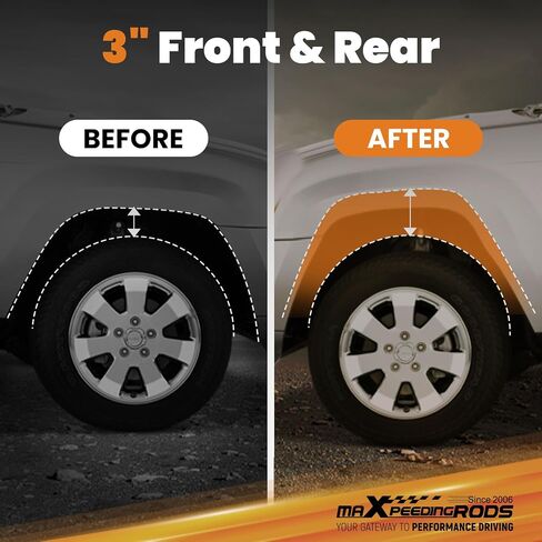 maXpeedingrods 3" Lift Kit for Subaru Forester 1998-2008 Impreza 2002-2007, Legacy Outback for Saab 92-X Strut Spacer Kit, Gray in Saudi Arabia