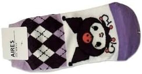 Women's Kawaii Cartoon Character Ankle Socks, Cute Design, 4 Pack in Saudi Arabia