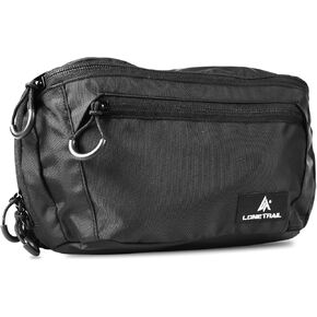 Lone Trail Subcompact مخفي Carry Fanny Pack للرجال | قابلة للتعديل CCW Fanny Pack للرجال المشي لمسافات طويلة والسفر ، والوصول السريع إلى جيوب الخلفية- حزم الخصر التكتيكية مع حزام رئيسي وقابل للتعديل بالكامل in Kuwait