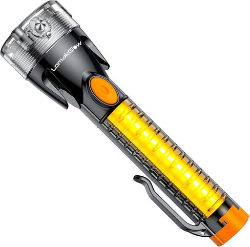 6-in-1 Multifunctional Emergency Tool, Flashlight with CO Detector, Window Breaker, Seat Belt Cutter, Red/White LED Warning Light, and Flashlight for Automotive Rescue Tool in Kuwait
