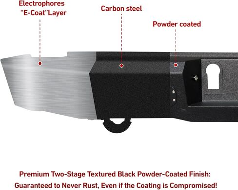 المصد الخلفي متوافق مع 2007-2013 شيفروليه سيلفرادو 1500 وجي إم سي سييرا مع فتحة تركيب مستشعر و4 مصابيح ألومنيوم و2 × 4.75 T حلقات على شكل حرف D in Kuwait