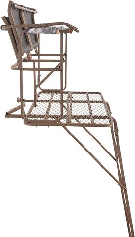 Guide Gear 17' 2-Man Ladder Tree Stand Climbing Hunt Seat, Hunting Gear Equipment Accessories Camo in Saudi Arabia