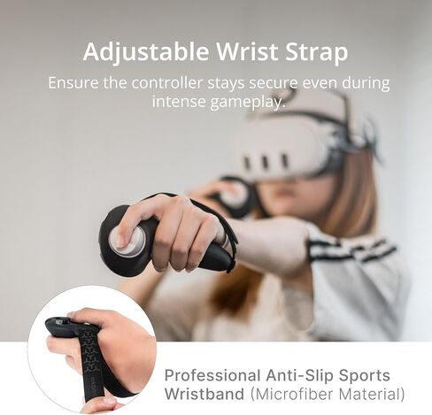 Combo Bobovr CD3 Controller اللاسلكي الشحن ، الدعم الشحن مع G3 Grip ، متوافق مع وحدة التحكم في Quest 3/3S in Kuwait