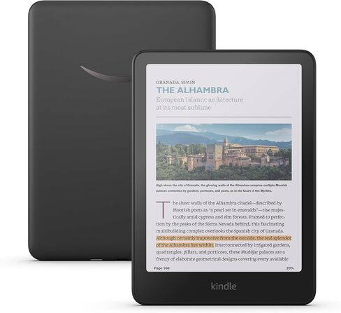 Amazon Kindle Colorsoft 16 GB (أحدث طراز) - مع عرض اللون والضوء الدافئ القابل للتعديل - لا إعلانات - أسود in Saudi Arabia