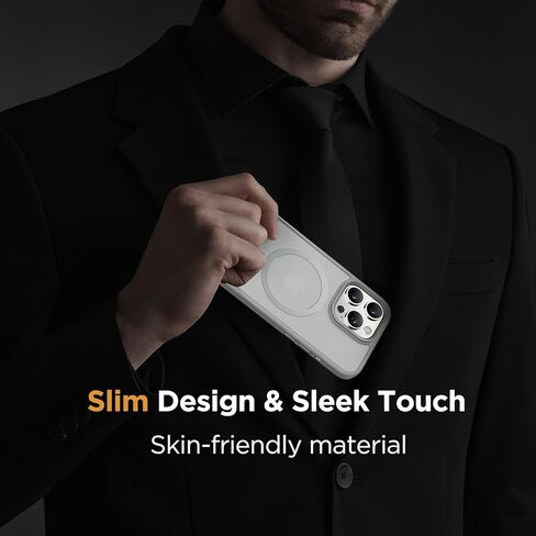 MiRacase 2025 Magnetic Magnetic لـ iPhone 13 Pro Case [متوافق مع Magsafe] [مع واقي شاشة 2x] حماية من الدرجة العسكرية ، ومكافحة الأصناف ، وحالة تصميم Slim Design for iPhone 13 Pro ، Black in Kuwait