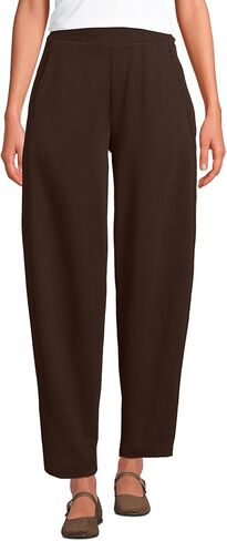 Lands' End Women's Sport Knit High Rise Barrel Ankle Pants in Saudi Arabia