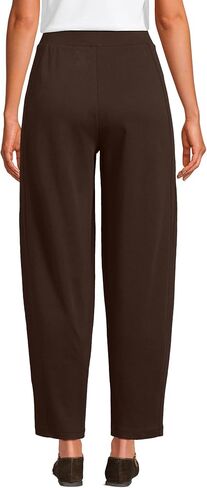 Lands' End Women's Sport Knit High Rise Barrel Ankle Pants in Saudi Arabia