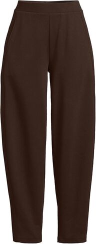 Lands' End Women's Sport Knit High Rise Barrel Ankle Pants in Saudi Arabia