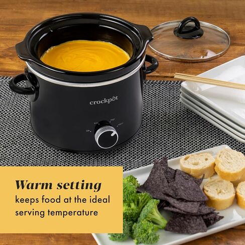 Crock-Pot Small 2.5 Quart Casserole Slow Cooker in White/Blue, Enjoy Eye-Catching Quick Meals, Durable and Compact in Saudi Arabia