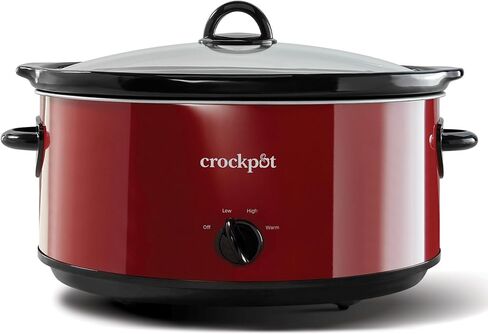 Crock-Pot Small 2.5 Quart Casserole Slow Cooker in White/Blue, Enjoy Eye-Catching Quick Meals, Durable and Compact in Saudi Arabia