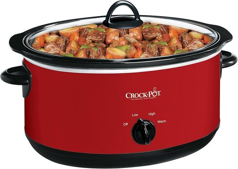 Crock-Pot Small 2.5 Quart Casserole Slow Cooker in White/Blue, Enjoy Eye-Catching Quick Meals, Durable and Compact in Saudi Arabia