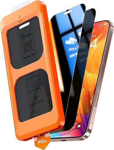 TOCOL for 6.3 Screen Protector 6.3 inch 9H Hardness Military Grade Shatterproof HD Clear Tempered Glass for Full Coverage Easy Installation 2 Pack in Saudi Arabia