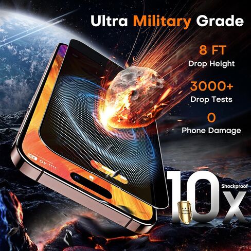 TOCOL for 6.3 Screen Protector 6.3 inch 9H Hardness Military Grade Shatterproof HD Clear Tempered Glass for Full Coverage Easy Installation 2 Pack in Saudi Arabia