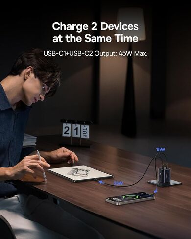 Baseus PICOGO 67W USB C Charger, Smallest 3 Port Fast Charging Block with Foldable Plug, PD/PPS for MacBook Air/Pro, iPhone 16/15 Series, Galaxy S25/24, Airpods 4 & More in Kuwait