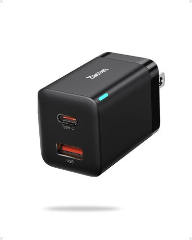 BASEUS PICOGO 67W USB C Charger ، أصغر 3 منفذ شحن سريع مع قابس قابل للطي ، PD/PPS لـ MacBook Air/Pro ، iPhone 16/15 Series ، Galaxy S25/24 ، AirPods 4 & More in Saudi Arabia