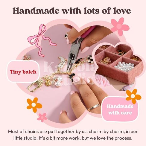 Kaciola Charm Chains for Kindle ، Phone Phone Phone Phone Phone Consles Gift for Reader Booklovers Women Men ، charms متوافق مع Kindle/e-Reader/Phone (B01-B07) in Kuwait