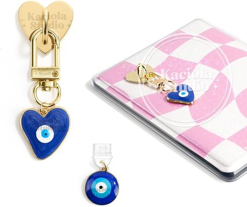 Kaciola Charm Chains for Kindle ، Phone Phone Phone Phone Phone Consles Gift for Reader Booklovers Women Men ، charms متوافق مع Kindle/e-Reader/Phone (B01-B07) in Kuwait