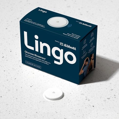 جهاز مراقبة الجلوكوز المستمر (CGM) والتطبيق من Lingo (عبوة من قطعتين). صنع بواسطة أبوت. تعرف على تأثير ما تأكله. جهاز استشعار بيولوجي واحد من Lingo يدوم لمدة تصل إلى 14 يومًا*. مصمم لجهاز iPhone 11 أو الإصدارات الأحدث. الولايات المتحدة فقط. in Saudi Arabia