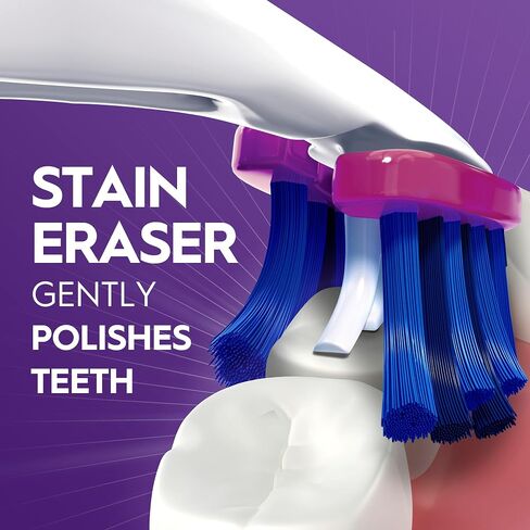 Oral-B Pro-Flex Stain Eraser Manual Toothbrush, Medium, 4 Count in Kuwait