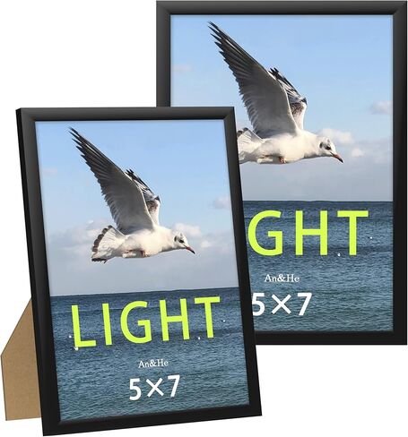 إطار صورة An&He مقاس 11 × 17، إطار صورة ذهبي لسطح الطاولة والجدار، تصميم بسيط، مجموعة من 1 in Saudi Arabia