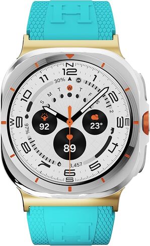 نطاقات سيليكون رياضية متوافقة مع Samsung Galaxy Watch Band Ultra Band (2025/2024) 47 ملم للنساء ، السيليكون الناعم مع حزام بديل للمشبك المغناطيسي لـ Galaxy Watch Ultra in Kuwait