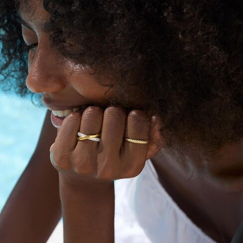 STORYJEWELLERY Gold Plated Rings for Women, Stackable Rings, Ring Bands for Women, Statement Ring, Gifts for Her in Saudi Arabia