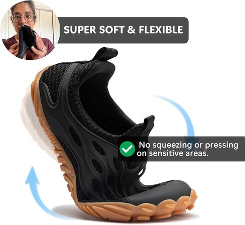 Zero Drop Wide Toe Box Barefoot Shoes Women Men Fashion Sneakers | Non-Slip Beach Water Shoe Comfortable for Hiking, Walking, Gym Workout, Fitness, Trail Running, Casual Outdoor & Daily Wear in Saudi Arabia