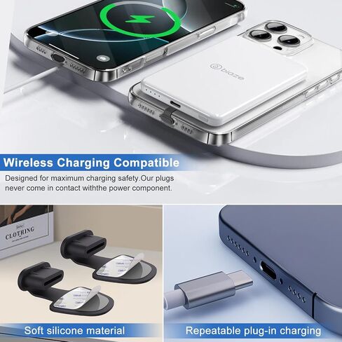 USB C Dust Plug 10 Pack USB Type C anti Gust Cover USB C CAPS CAPS PORT LOTI-LOST FORT PORTORS FOR TAPELETS iPhone 16/15 PRO MAX SAMSUNG in Saudi Arabia