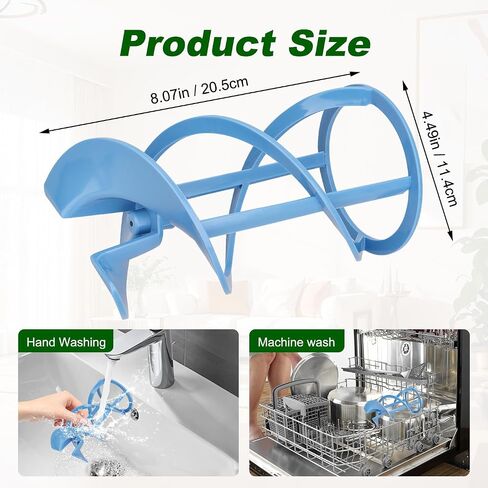 الاستبدال Auger لـ Ninja Slushie FS301 & FS300 - Auger لإكسسوارات Machine Ninja Slushie ، قطع صانع Ninja Slushie 301 ، BPA Free ABS Material ، Gray in Saudi Arabia