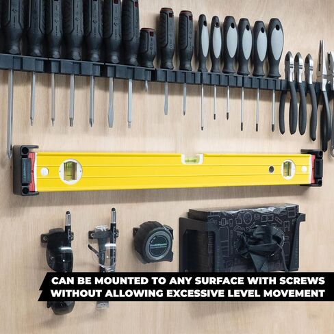 StealthMounts Red Universal Level Holder | Locking Level Mounts | 2 Pack | Fits All Brands | Perfect for Level Storage in Saudi Arabia