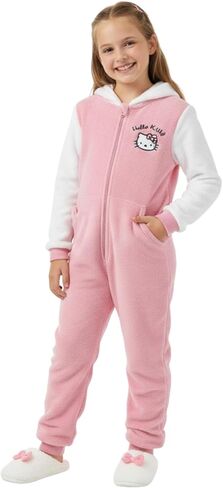 معطف بغطاء للرأس للفتيات من Hello Kitty Sanrio مع أذنين وفيونكة للأطفال الصغار والكبار in Kuwait