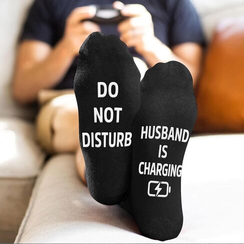 Husband Christmas Gifts - Engaging Socks For Him, Unique Christmas Gift Idea For Husband, Perfect Conjunction Of Function , Suitable Couples christmas Gifts, Great For Newlyweds And Married Couples in Saudi Arabia