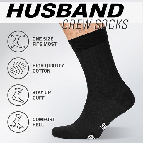 Husband Christmas Gifts - Engaging Socks For Him, Unique Christmas Gift Idea For Husband, Perfect Conjunction Of Function , Suitable Couples christmas Gifts, Great For Newlyweds And Married Couples in Saudi Arabia