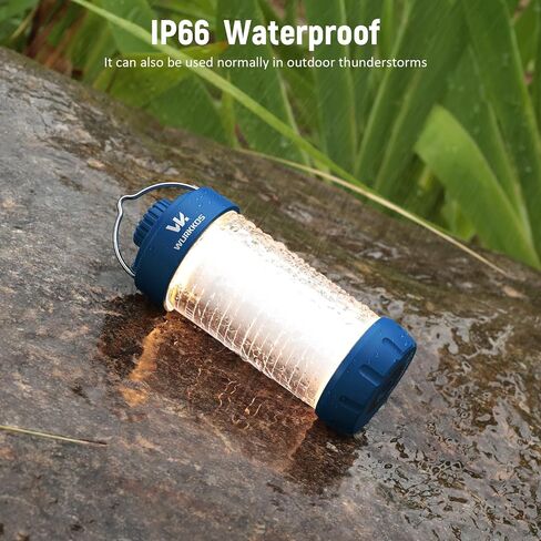Wurkkos CL01 Camping Lantern قابلة لإعادة شحنها ، 550LM ضوء خيمة مقاوم للماء مع قاعدة مغناطيس ، حتى 300 ساعة في وقت التشغيل ، مصباح يدوي محمول مع ضوء RGB ، ضوء معسكر الطوارئ للإعصار ، المشي لمسافات طويلة ، التخييم in Saudi Arabia