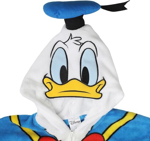 Disney Donald Duck Adult Long Sleeve Hooded Kirgumi Onesie Costume Cosplay Suit in Saudi Arabia