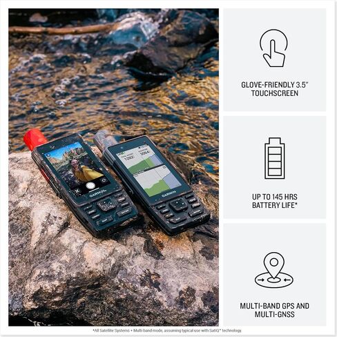 Garmin® GPSMAP® H1, Premium GPS Handheld Navigator with Color Touchscreen and Buttons, Durable IP67 Water Rating, Long Battery Life, Built-in Flashlight, Preloaded Maps in Saudi Arabia