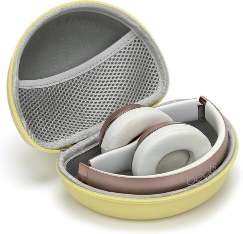 علبة سماعة رأس Ginsco حصرية لـ Beats Solo 4/Solo 3/Solo 2 - سماعات رأس Bluetooth اللاسلكية على الأذن ، علبة سفر قابلة للطي قابلة للطي قابلة للطي (أسود) in Saudi Arabia