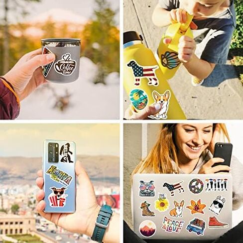Stickers for Kids, 600Pcs Cute Water Bottle Stickers for Teens, Vinyl Waterproof Classroom Bulk Sticker Pack for Laptop School Student Gifts Classroom Teacher Prizes Kawaii Animal Sticker for Boy Girl in Saudi Arabia