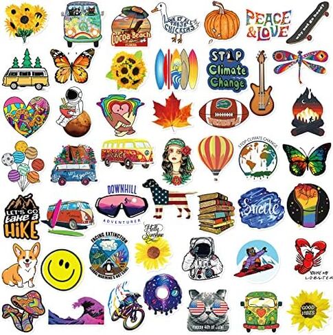 Stickers for Kids, 600Pcs Cute Water Bottle Stickers for Teens, Vinyl Waterproof Classroom Bulk Sticker Pack for Laptop School Student Gifts Classroom Teacher Prizes Kawaii Animal Sticker for Boy Girl in Saudi Arabia