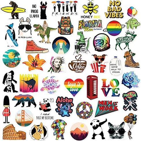 Stickers for Kids, 600Pcs Cute Water Bottle Stickers for Teens, Vinyl Waterproof Classroom Bulk Sticker Pack for Laptop School Student Gifts Classroom Teacher Prizes Kawaii Animal Sticker for Boy Girl in Saudi Arabia