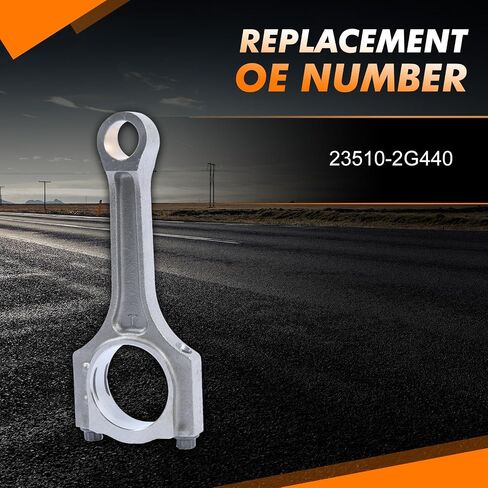 4pcs Connecting Rods 8217 12654958 Compatible with Buick Terrain LaCrosse 4 Cyl 2.4L 2010-2016 After-Market Parts 1 Year Warranty in Saudi Arabia
