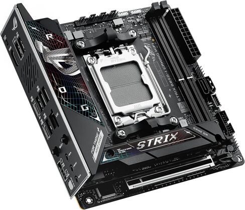 ASUS ROG Strix B850-G Gaming WiFi AMD AM5 B850 mATX Motherboard, Advanced AI PC Ready, 14+2+1 Power Stages, DDR5 Slots, 4X M.2 Slots, PCIe® 5.0 Ready, WiFi 7, 2.5G LAN, USB 20Gbps Type-C®, AI Advisor in Saudi Arabia