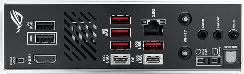 ASUS ROG Strix B850-G Gaming WiFi AMD AM5 B850 mATX Motherboard, Advanced AI PC Ready, 14+2+1 Power Stages, DDR5 Slots, 4X M.2 Slots, PCIe® 5.0 Ready, WiFi 7, 2.5G LAN, USB 20Gbps Type-C®, AI Advisor in Saudi Arabia
